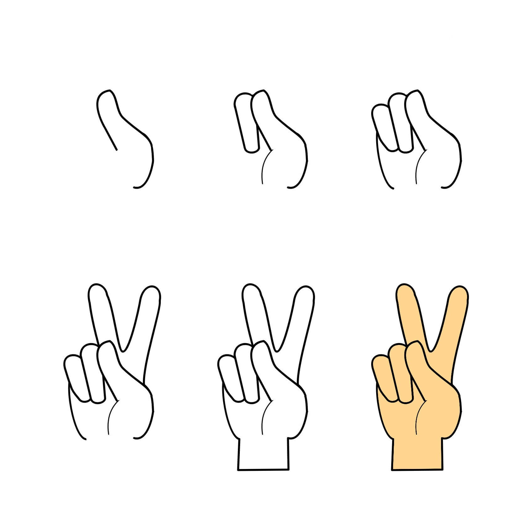 Peace Sign (4) Drawing Ideas