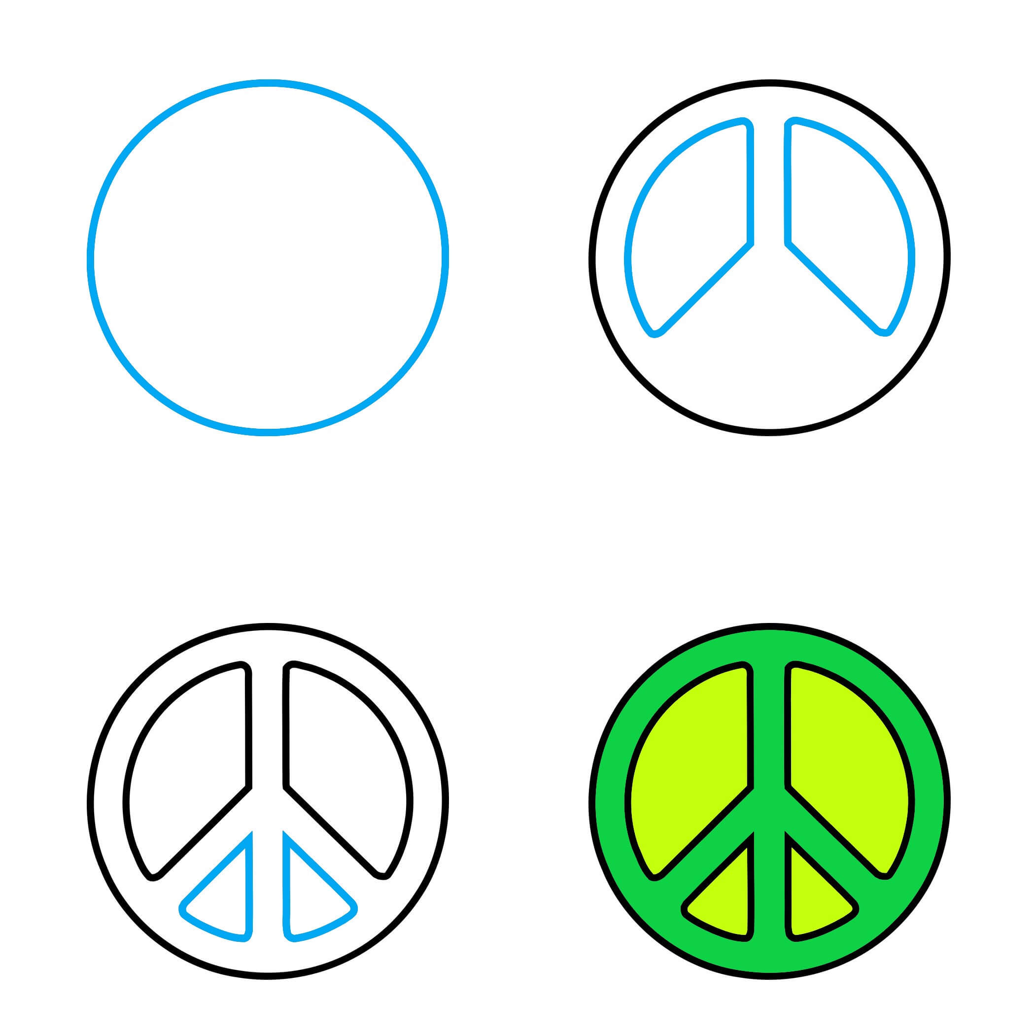 Peace symbol (1) Drawing Ideas