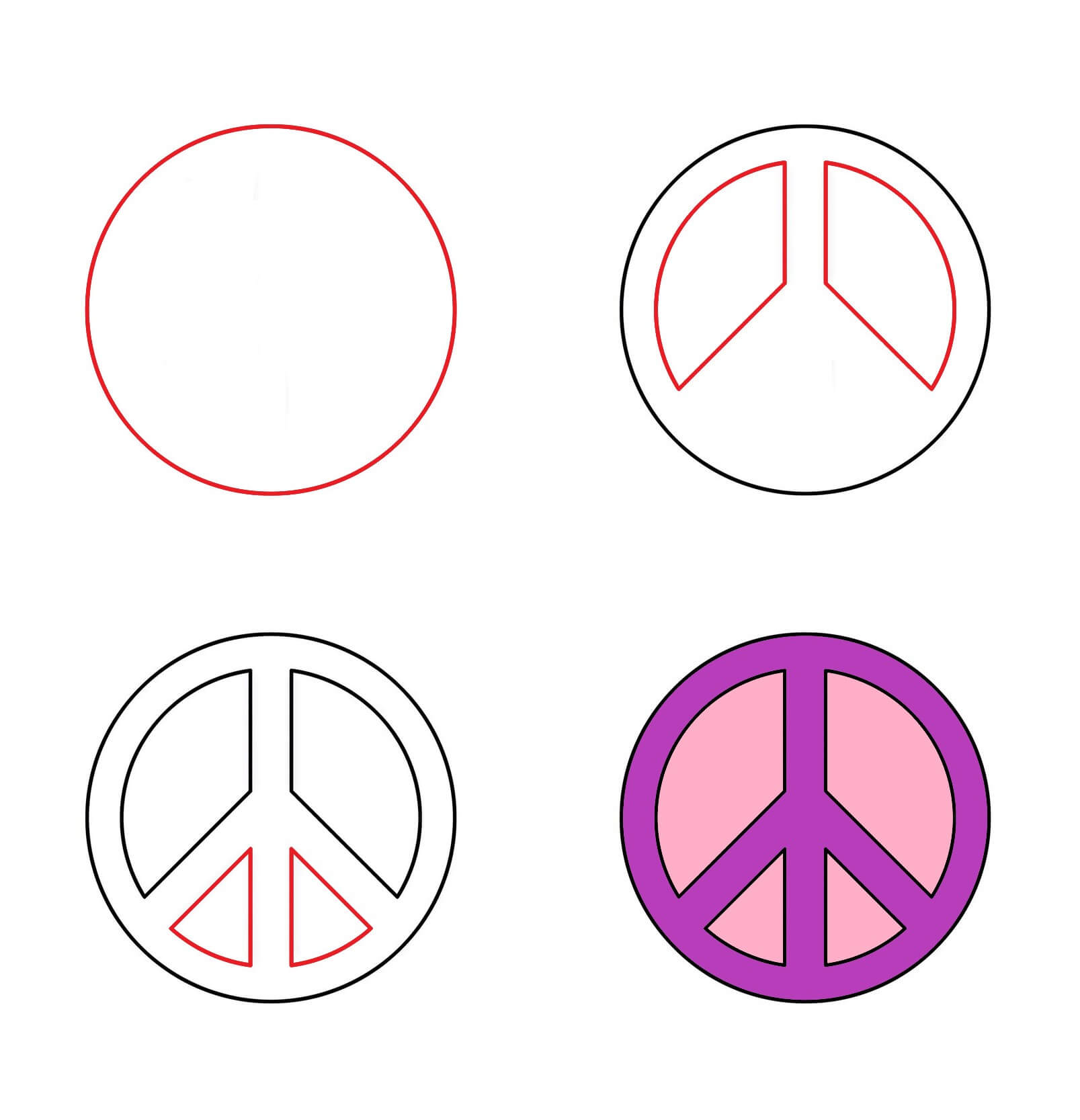 Peace symbol (2) Drawing Ideas