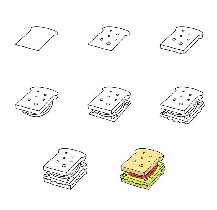 Sandwich idea (1) Drawing Ideas