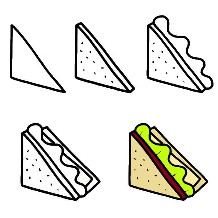 Sandwich idea (11) Drawing Ideas