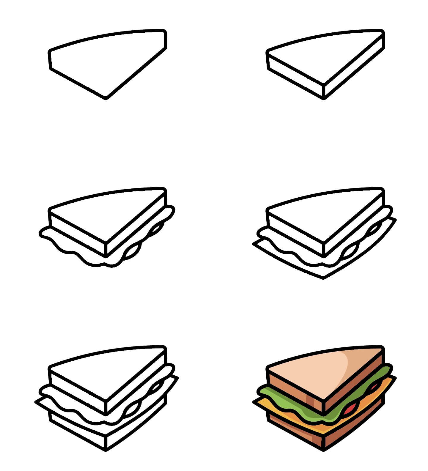 Sandwich idea (12) Drawing Ideas