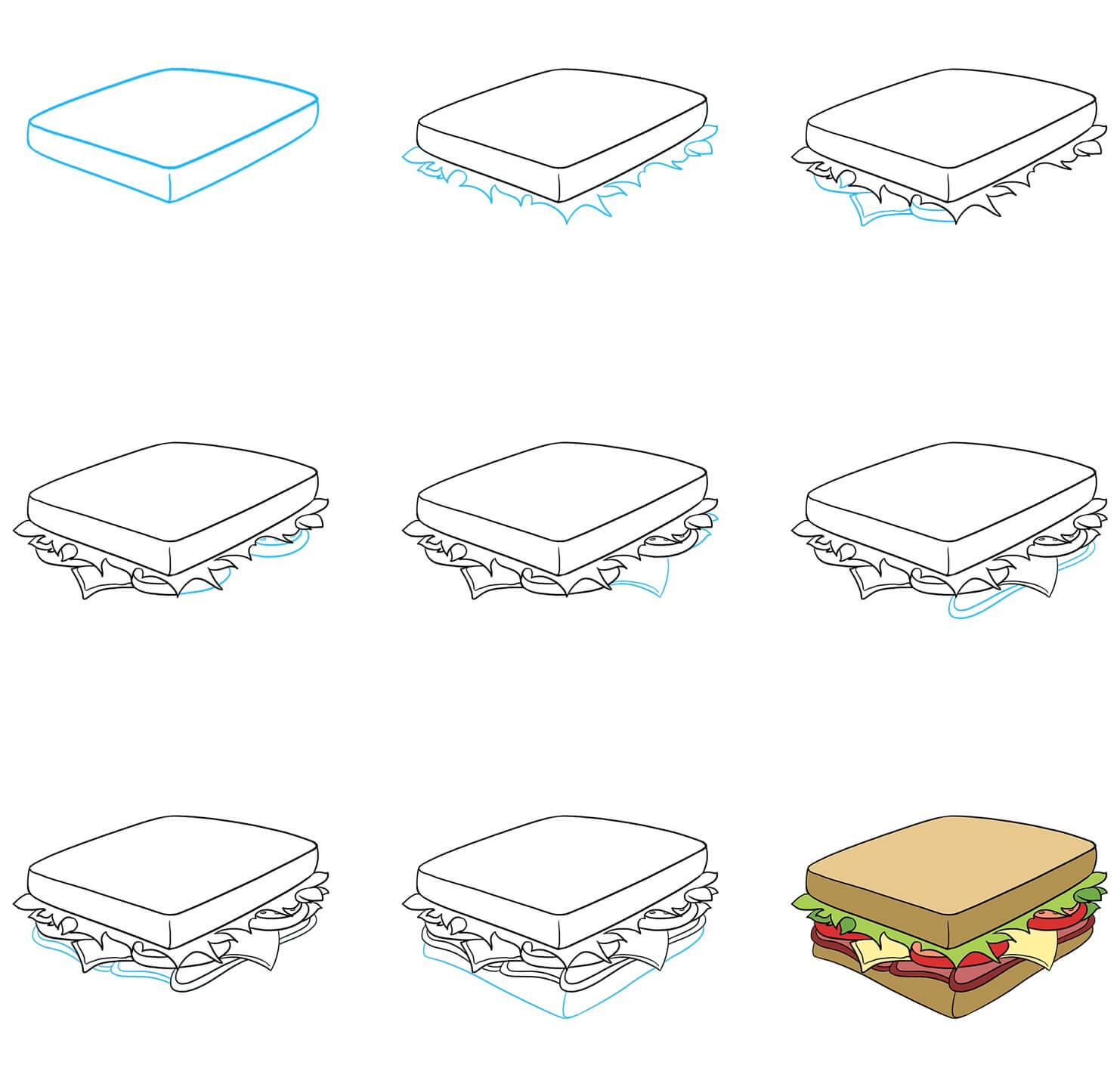 Sandwich idea (2) Drawing Ideas