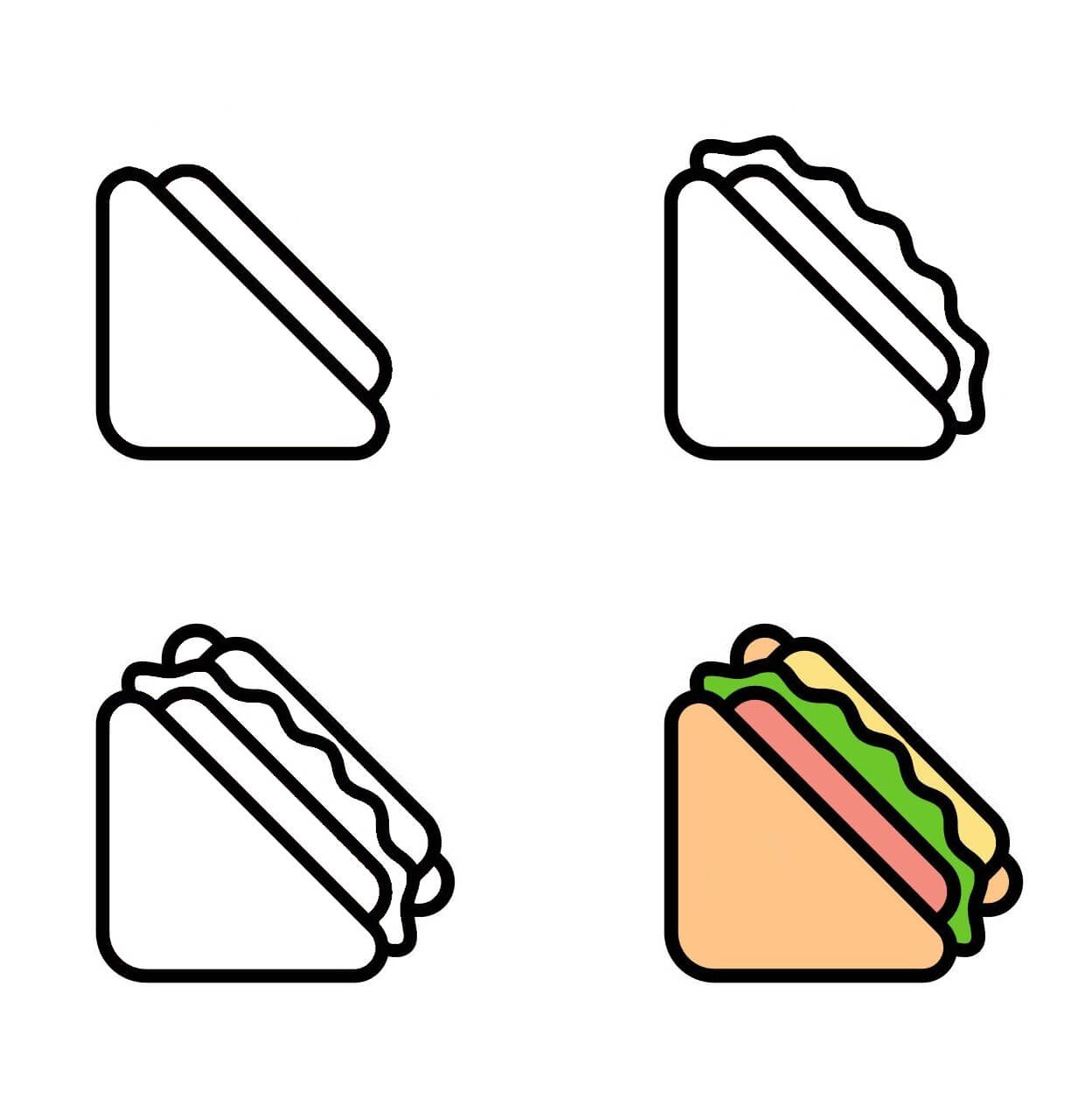 Sandwich idea (6) Drawing Ideas