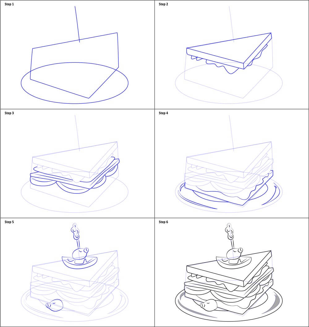 Sandwich idea (9) Drawing Ideas