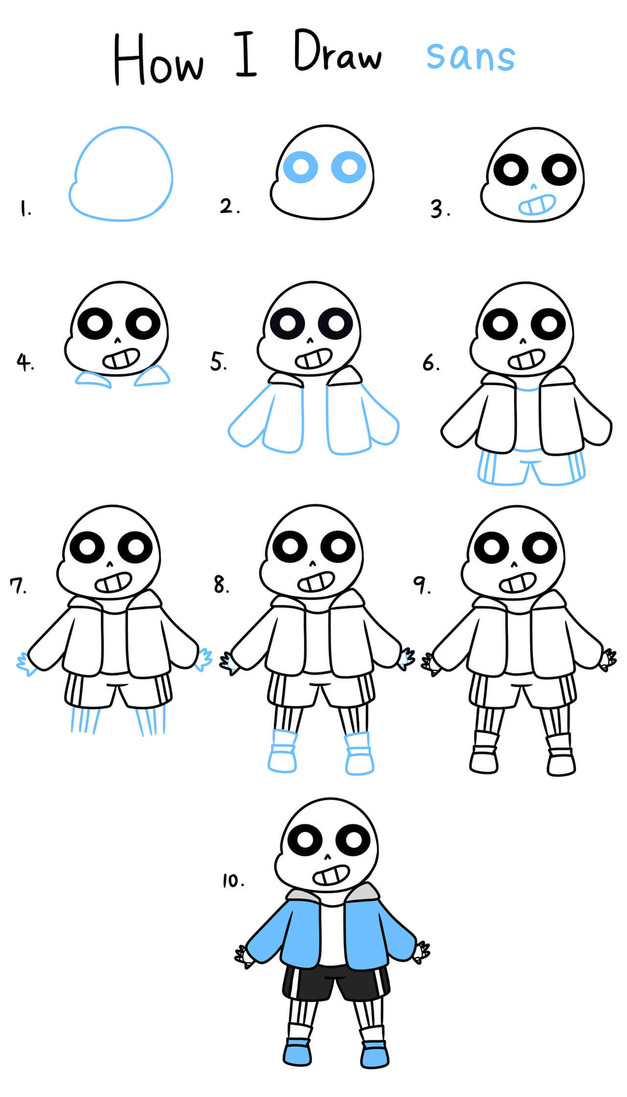 Sans smiled Drawing Ideas