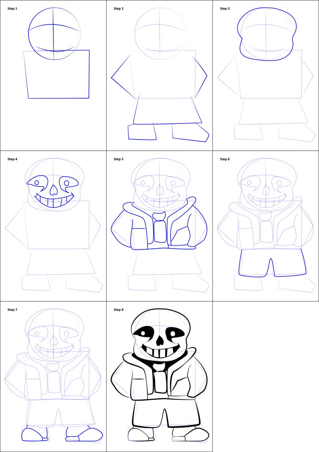 Simple Sans Drawing Ideas