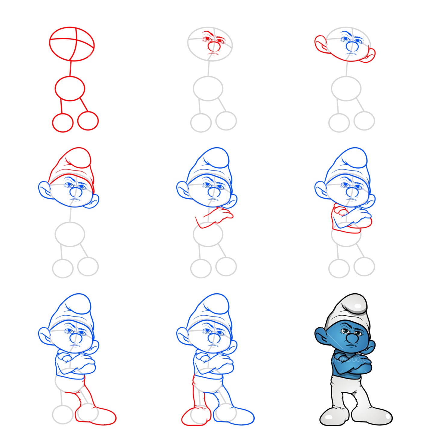 Smurfs idea (4) Drawing Ideas