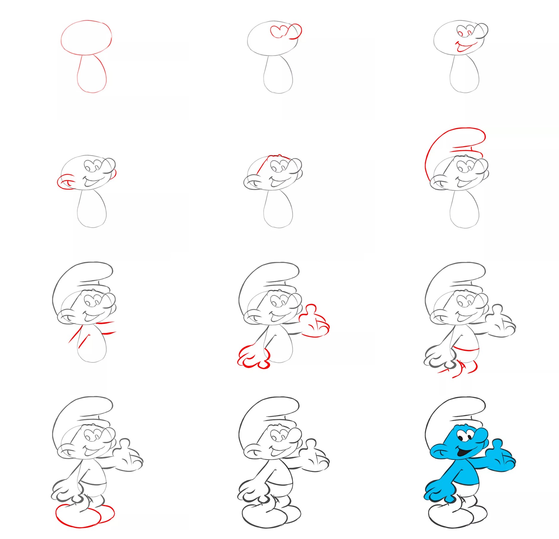 Smurfs idea (7) Drawing Ideas