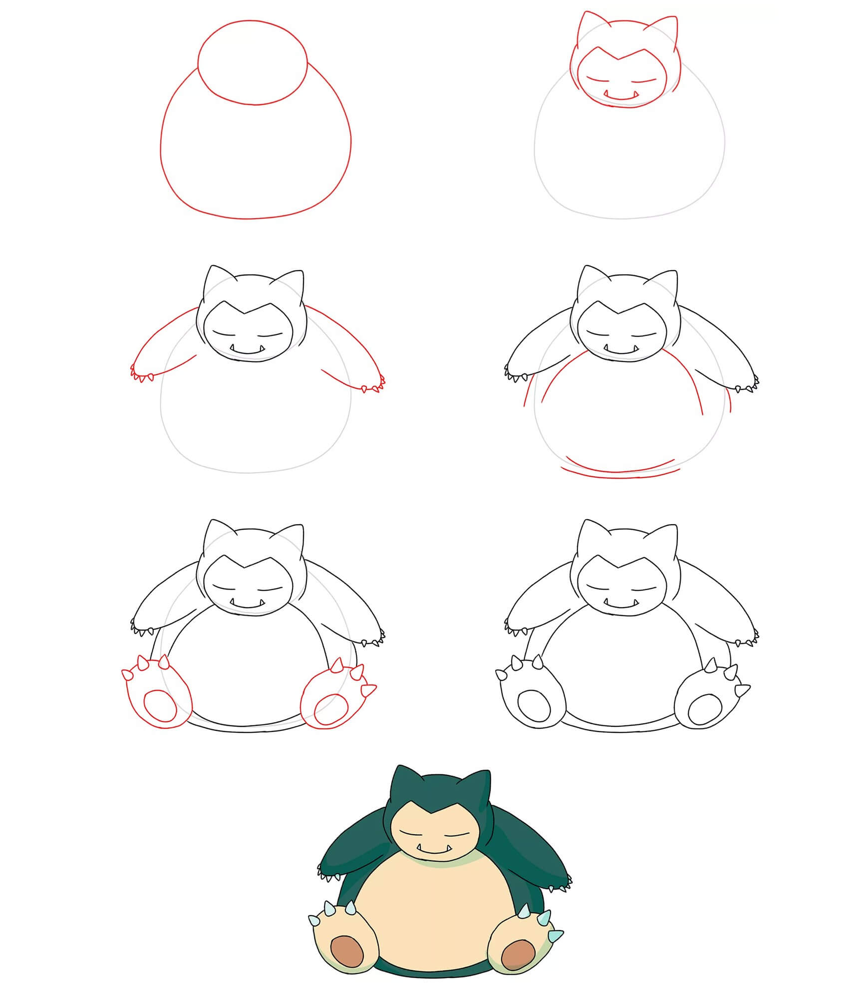 Snorlax idea (1) Drawing Ideas