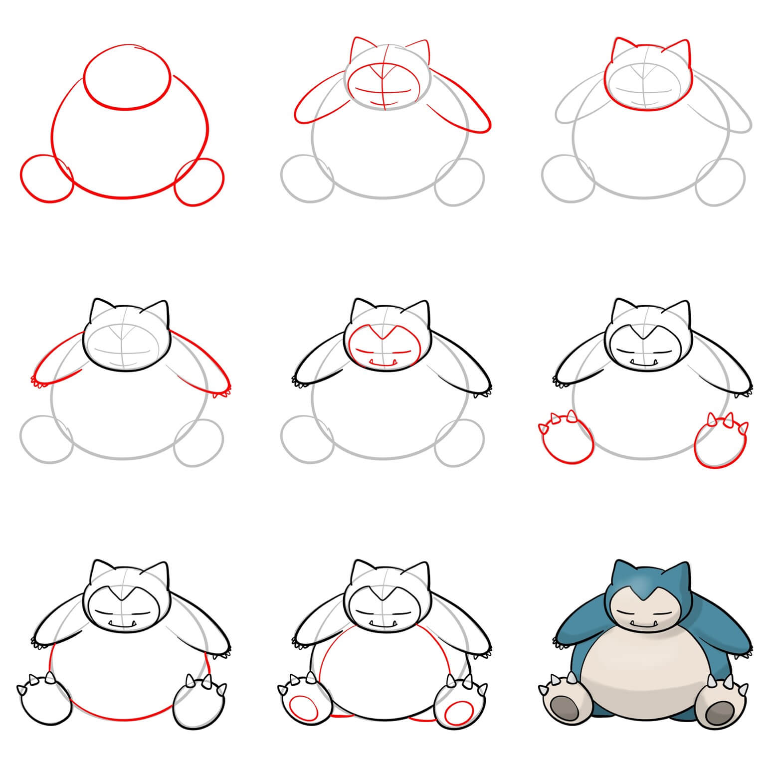 Snorlax idea (2) Drawing Ideas