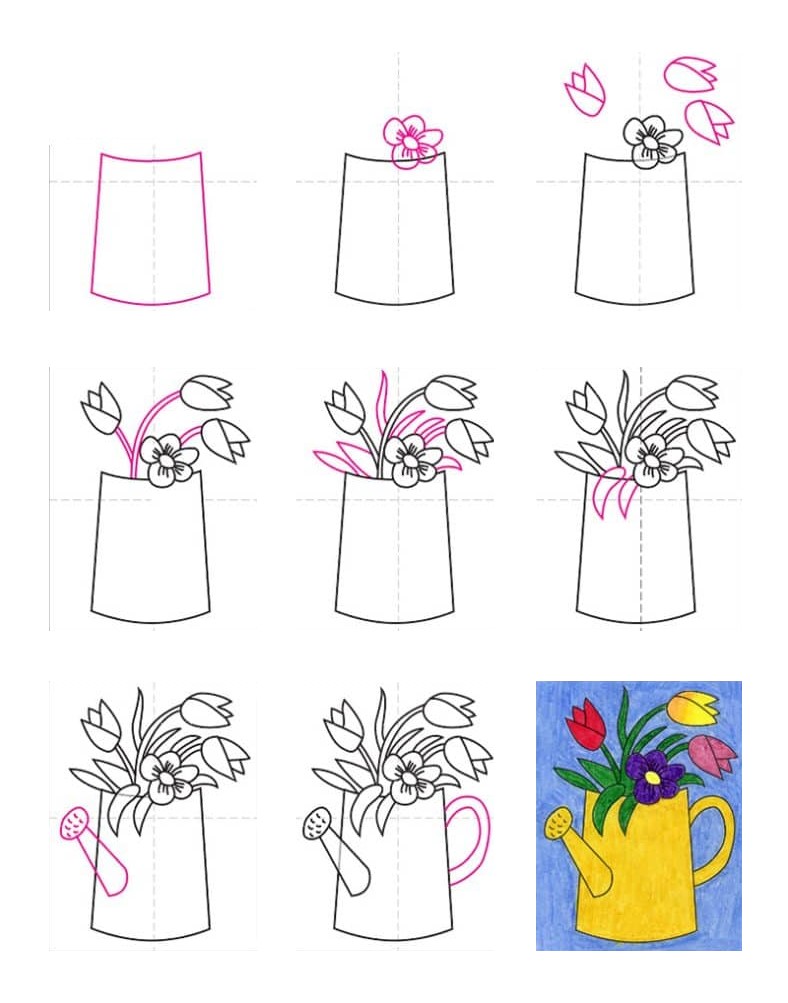 Spring flowers (2) Drawing Ideas