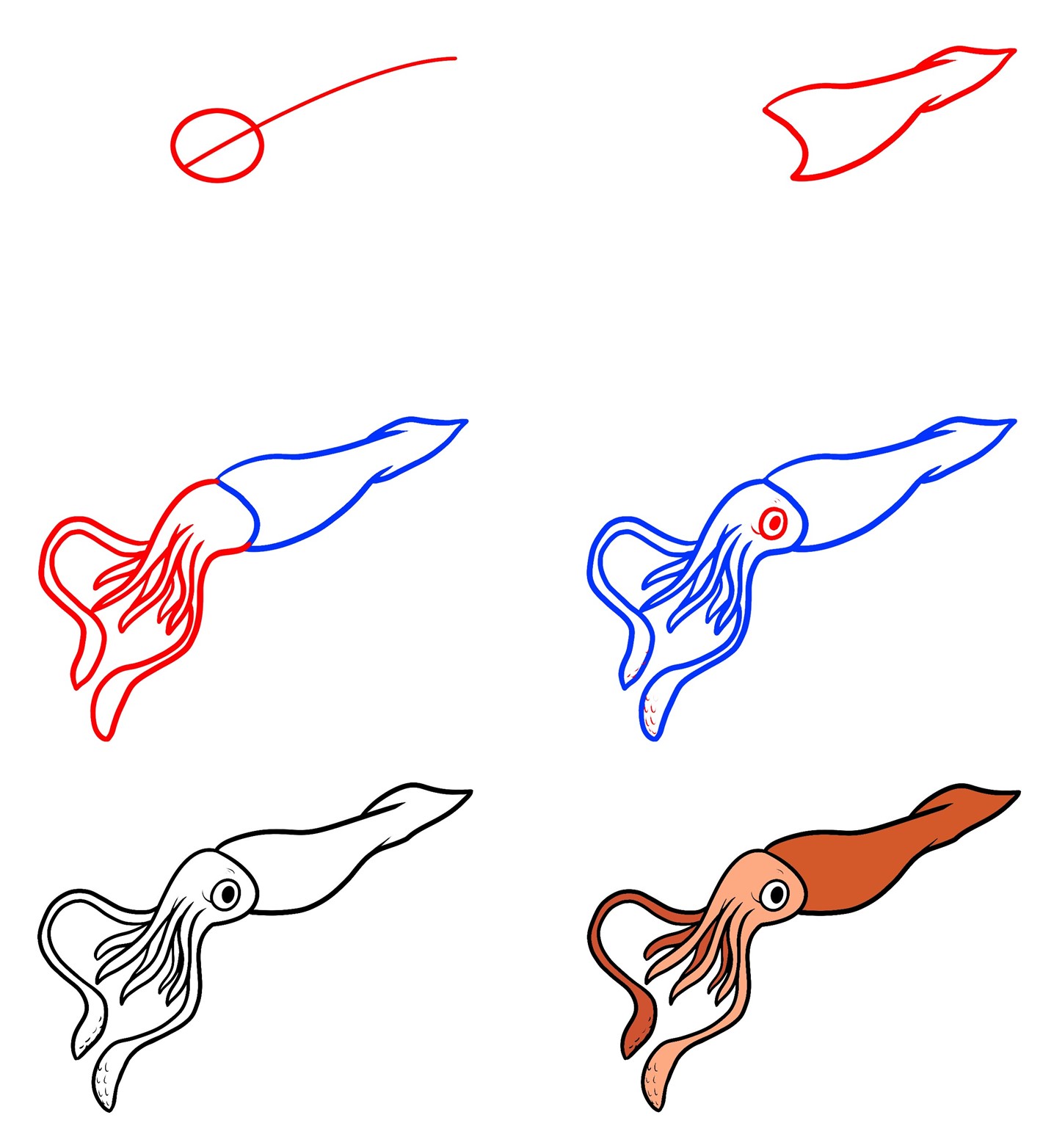 Squid idea (11) Drawing Ideas