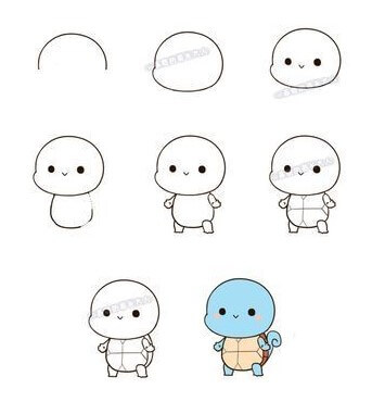 Squirtle idea (1) Drawing Ideas