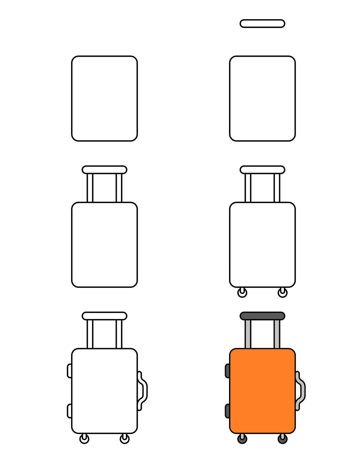 Suitcase idea (10) Drawing Ideas