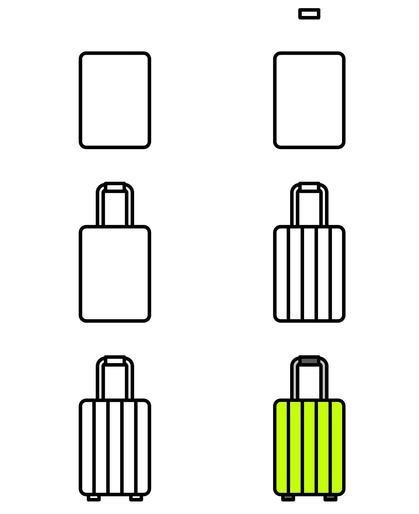 Suitcase idea (6) Drawing Ideas