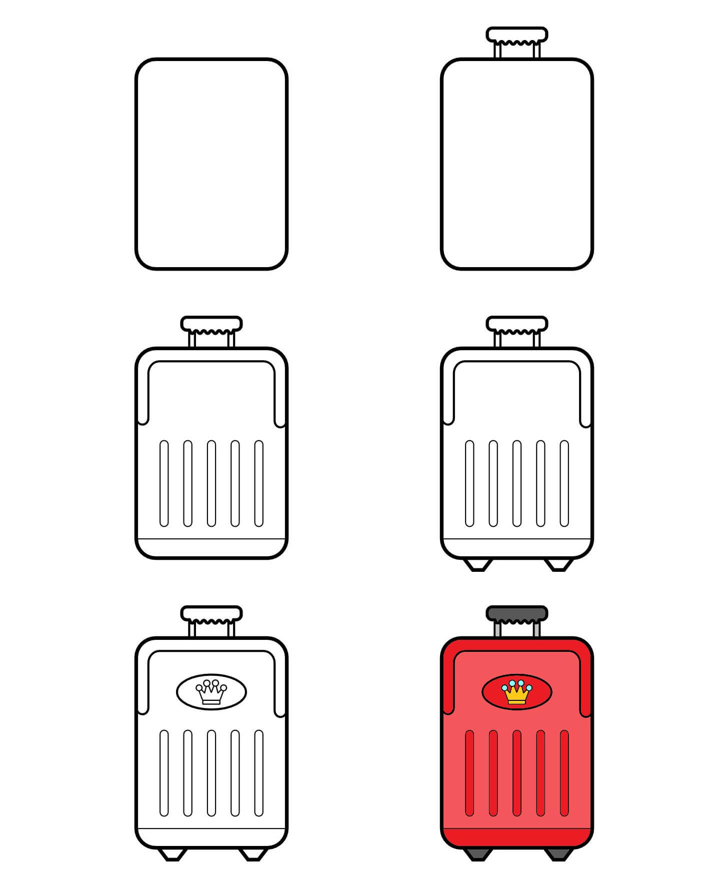 Suitcase idea (7) Drawing Ideas