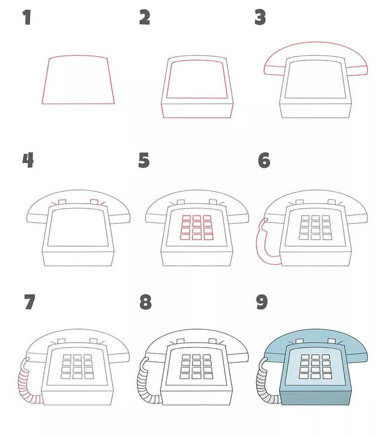 Telephone idea (2) Drawing Ideas