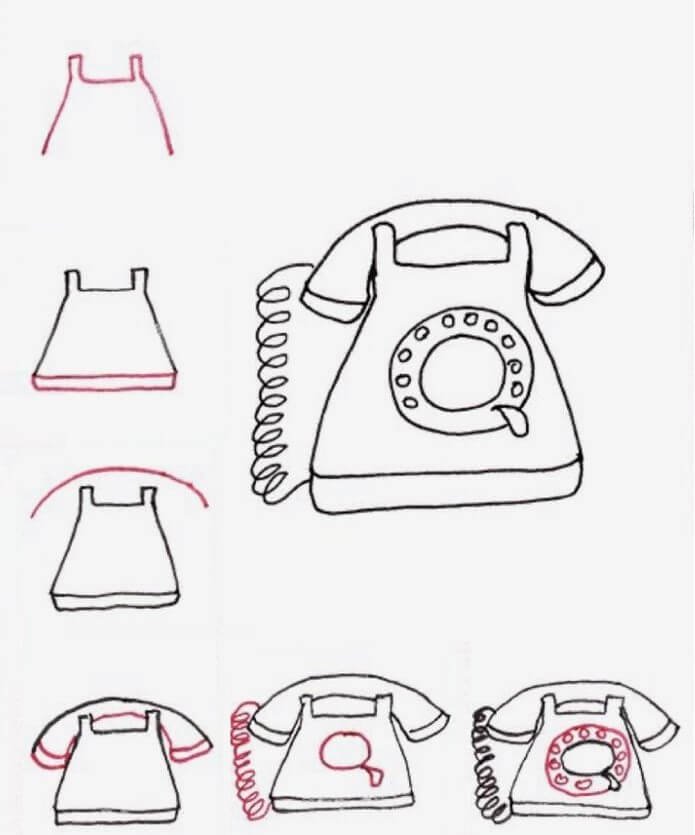 Telephone idea (3) Drawing Ideas