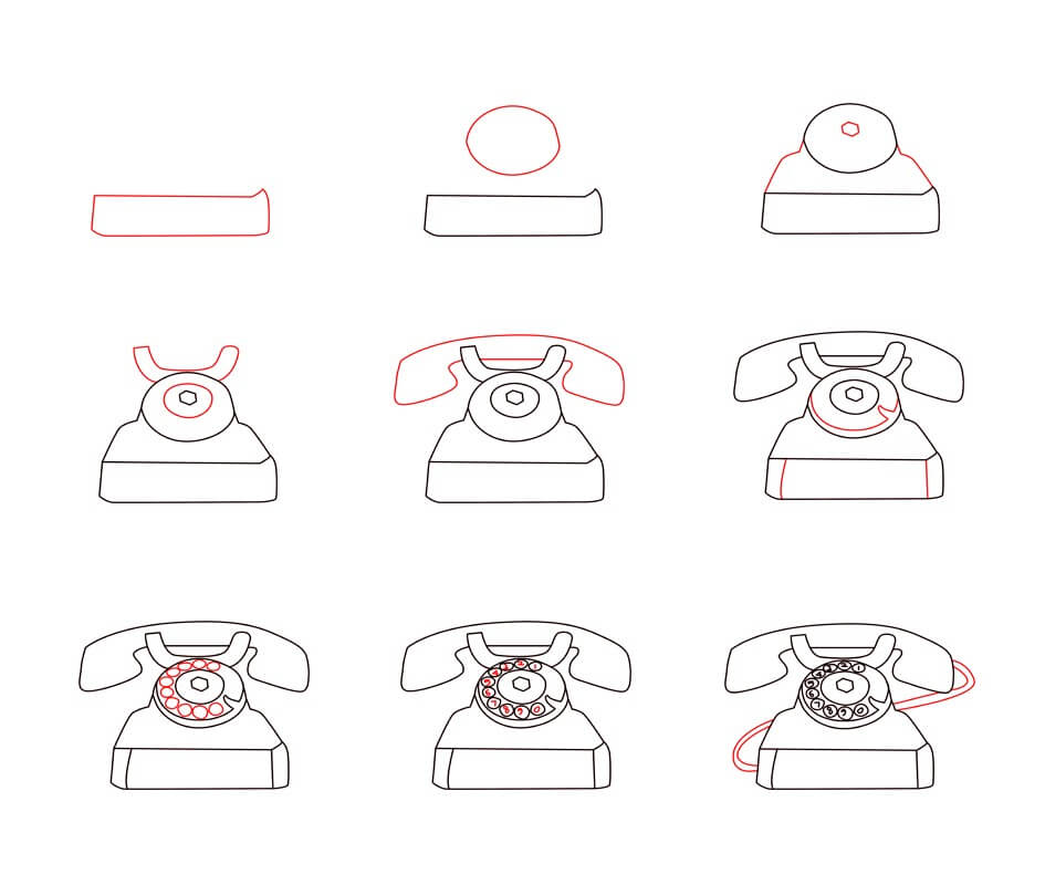 Telephone idea (4) Drawing Ideas