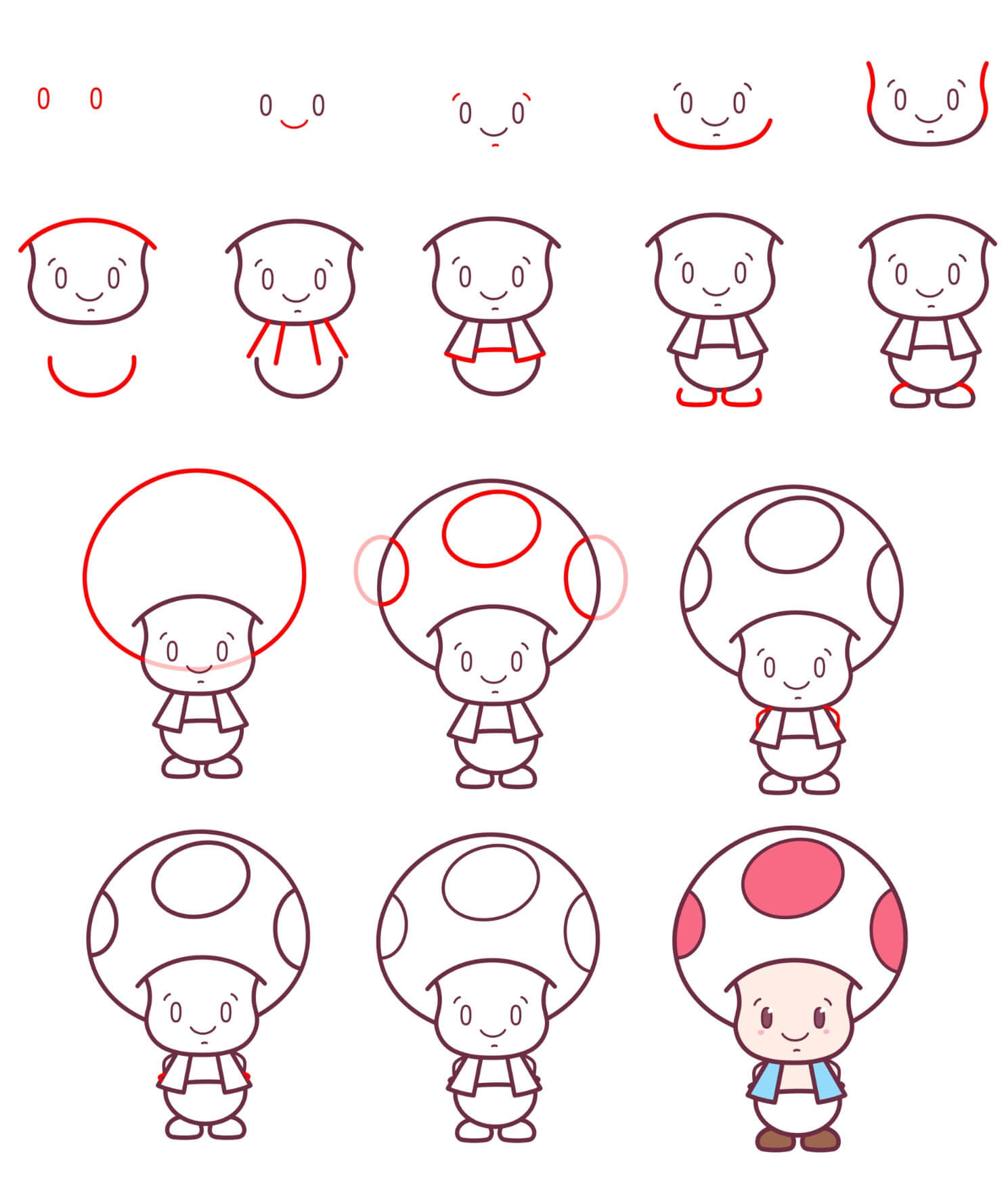 Toad Mario ideas (7) Drawing Ideas