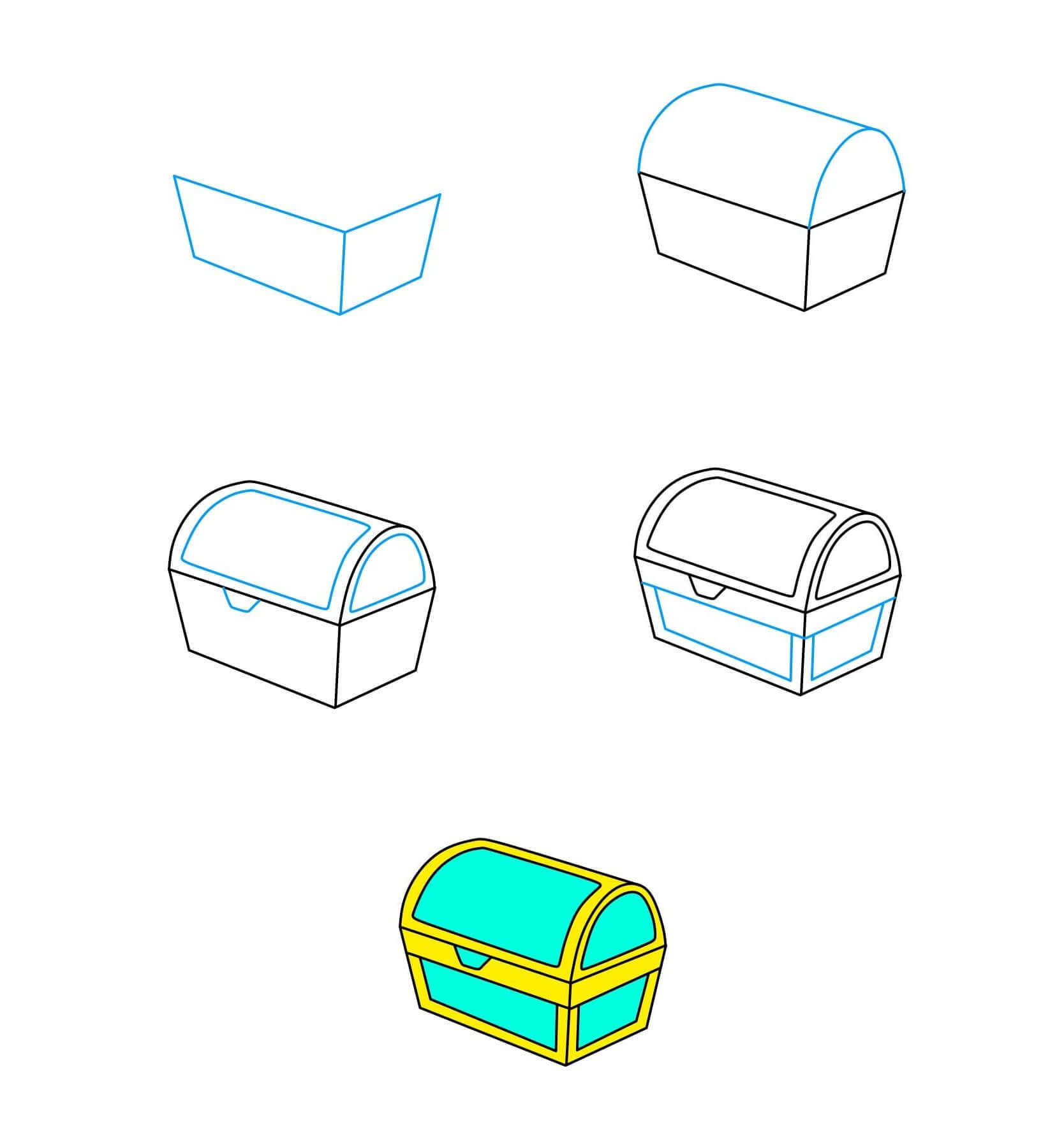 Treasure Chest idea (10) Drawing Ideas