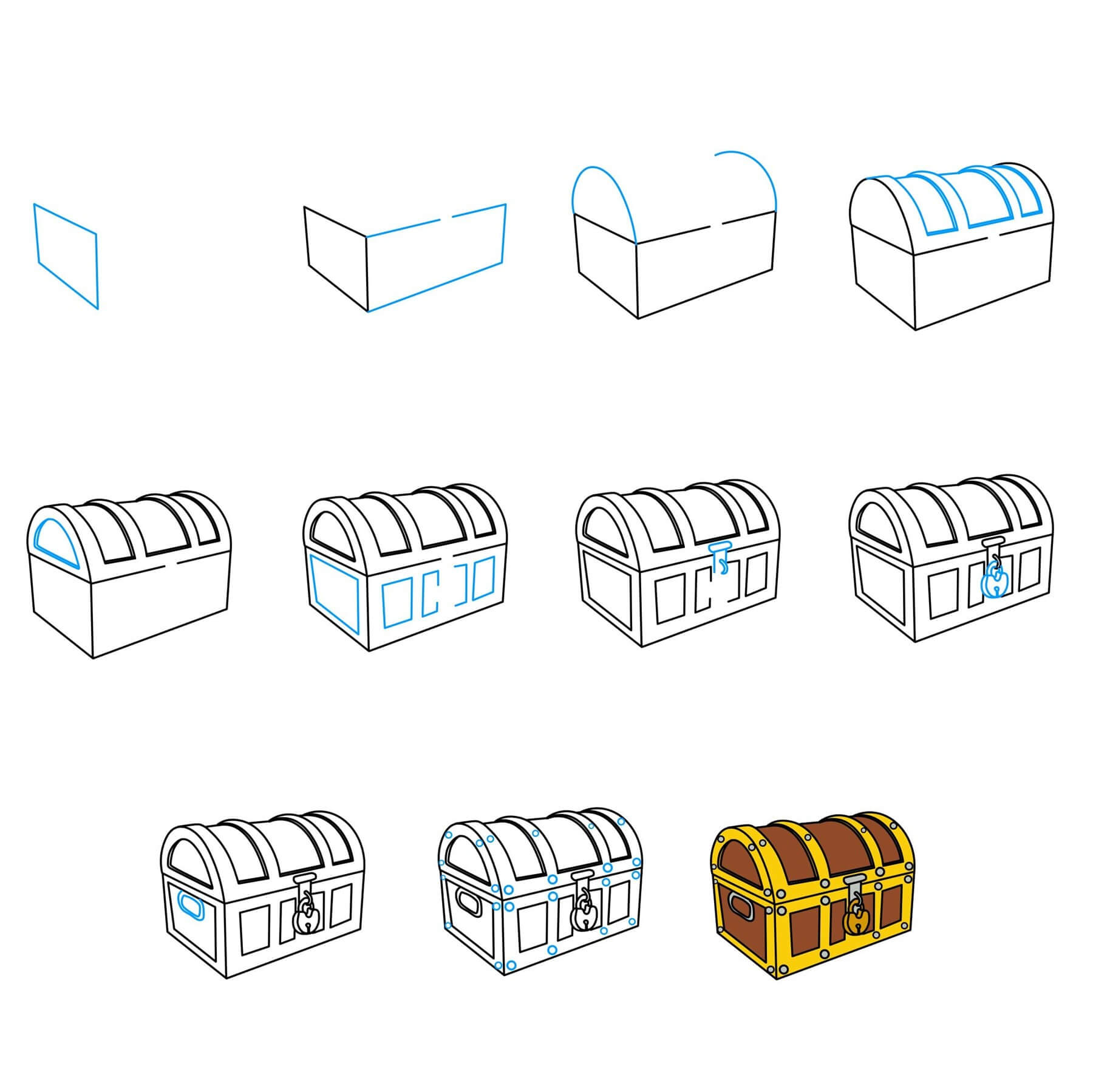 Treasure Chest idea (3) Drawing Ideas