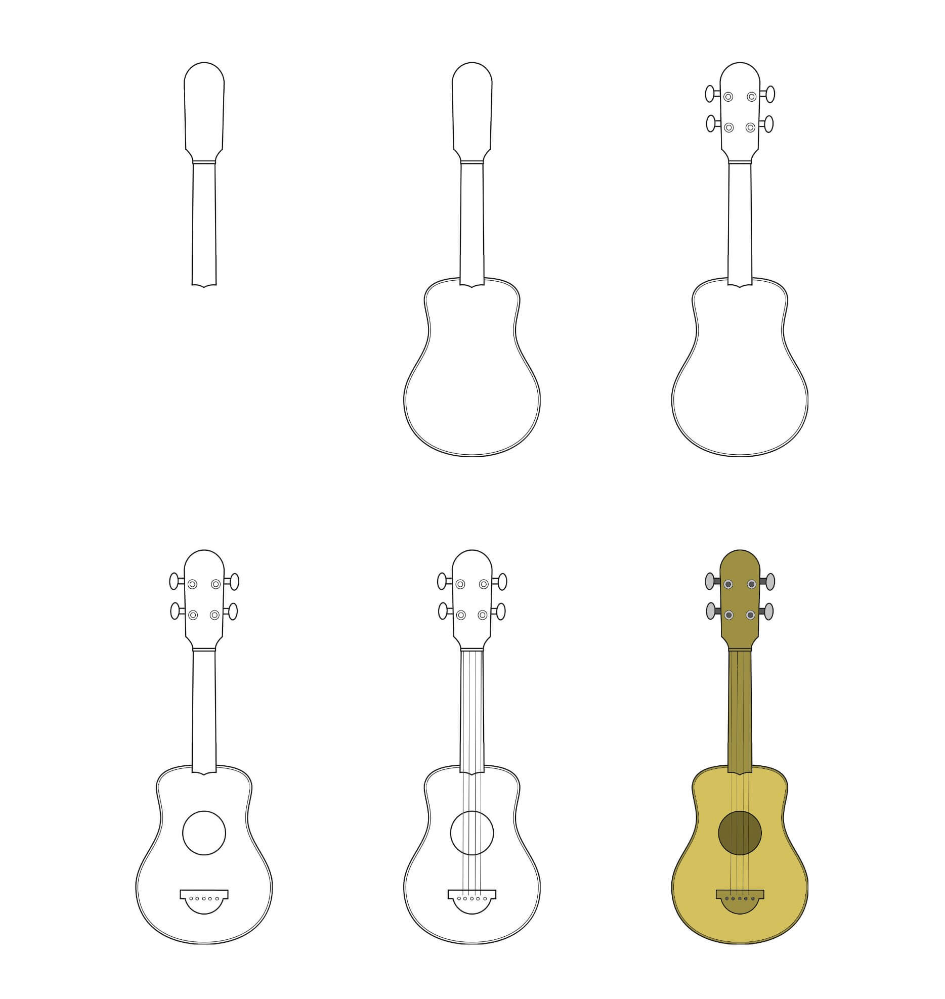 Ukulele Drawing Ideas