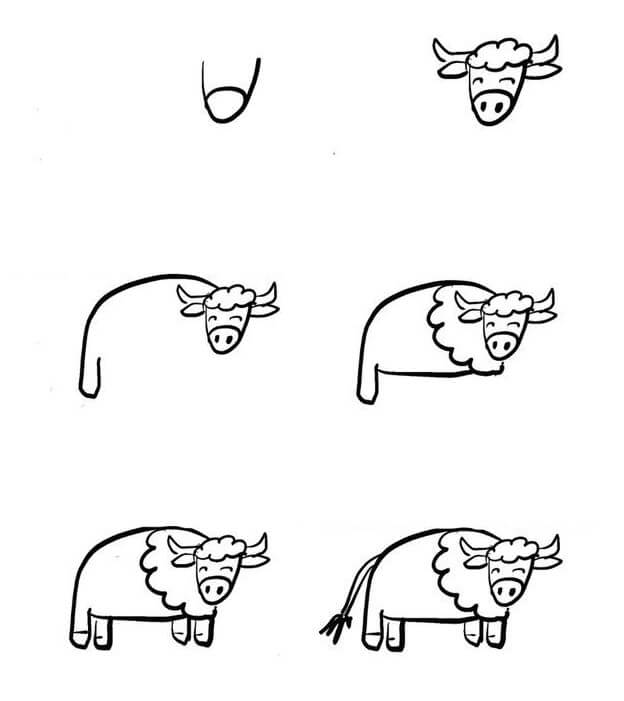 Bison idea (10) Drawing Ideas