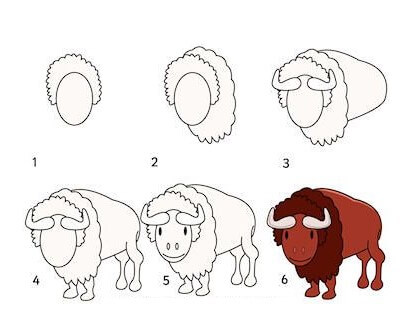 Bison idea (9) Drawing Ideas