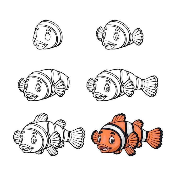 Clownfish idea (1) Drawing Ideas