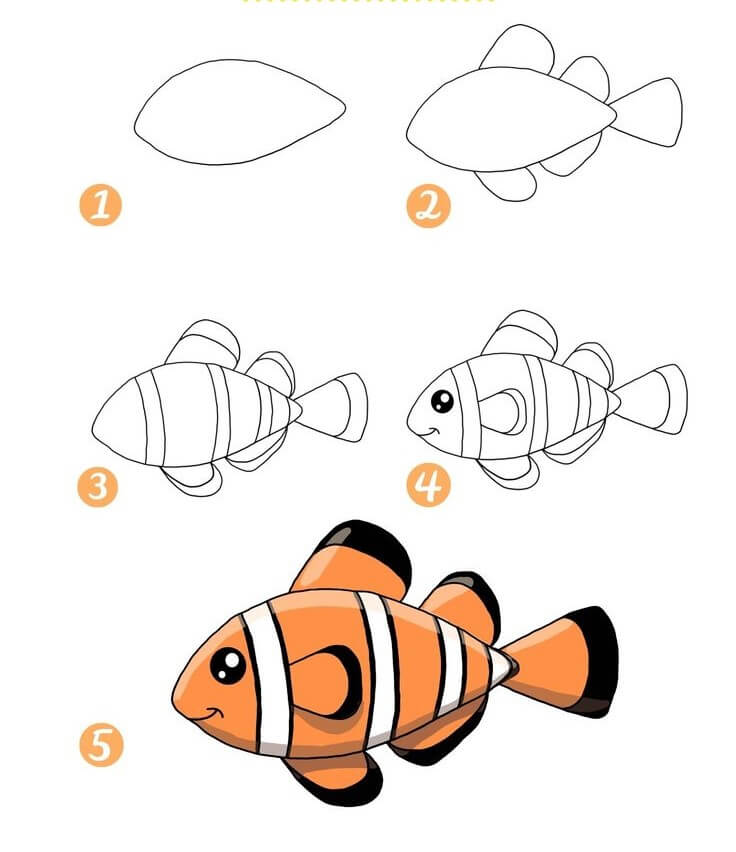 Clownfish idea (2) Drawing Ideas