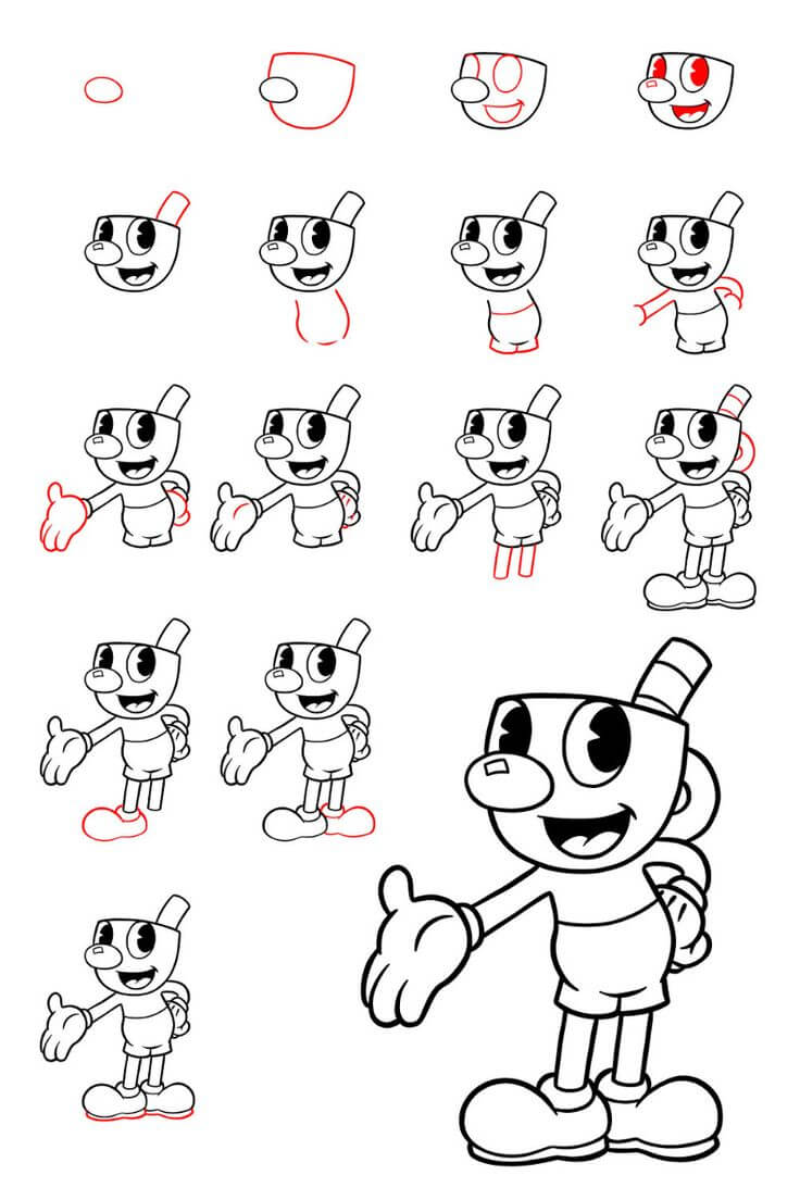 Cuphead idea (2) Drawing Ideas