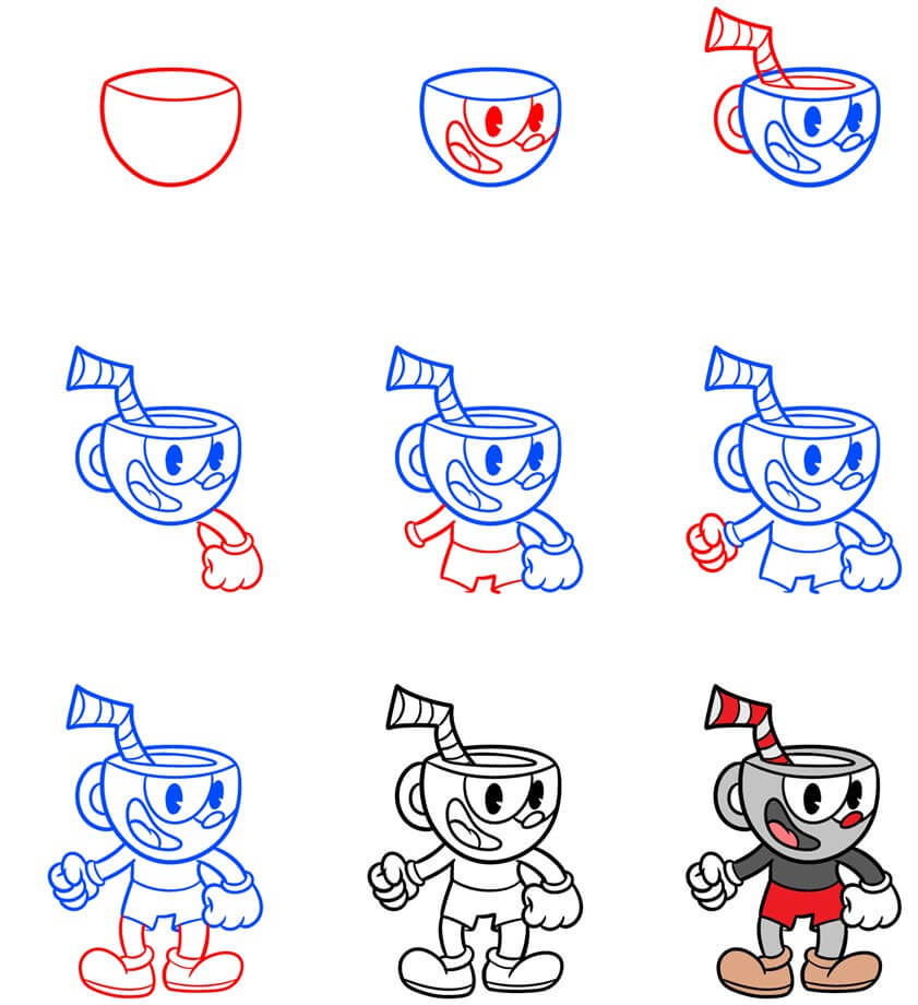 Cuphead idea (5) Drawing Ideas