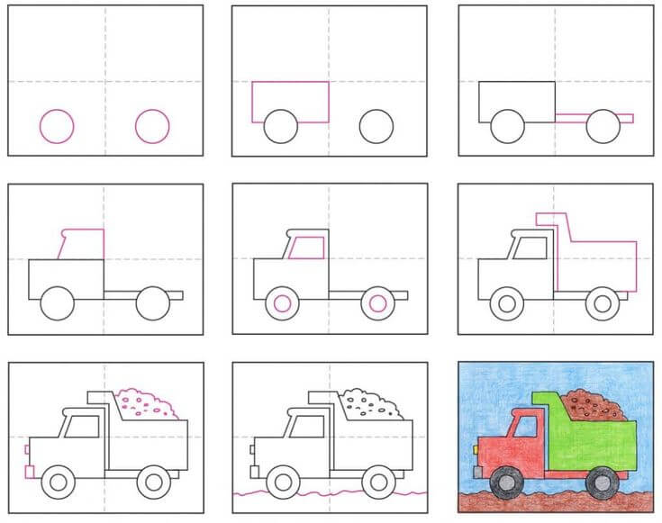 Dump Truck idea (1) Drawing Ideas