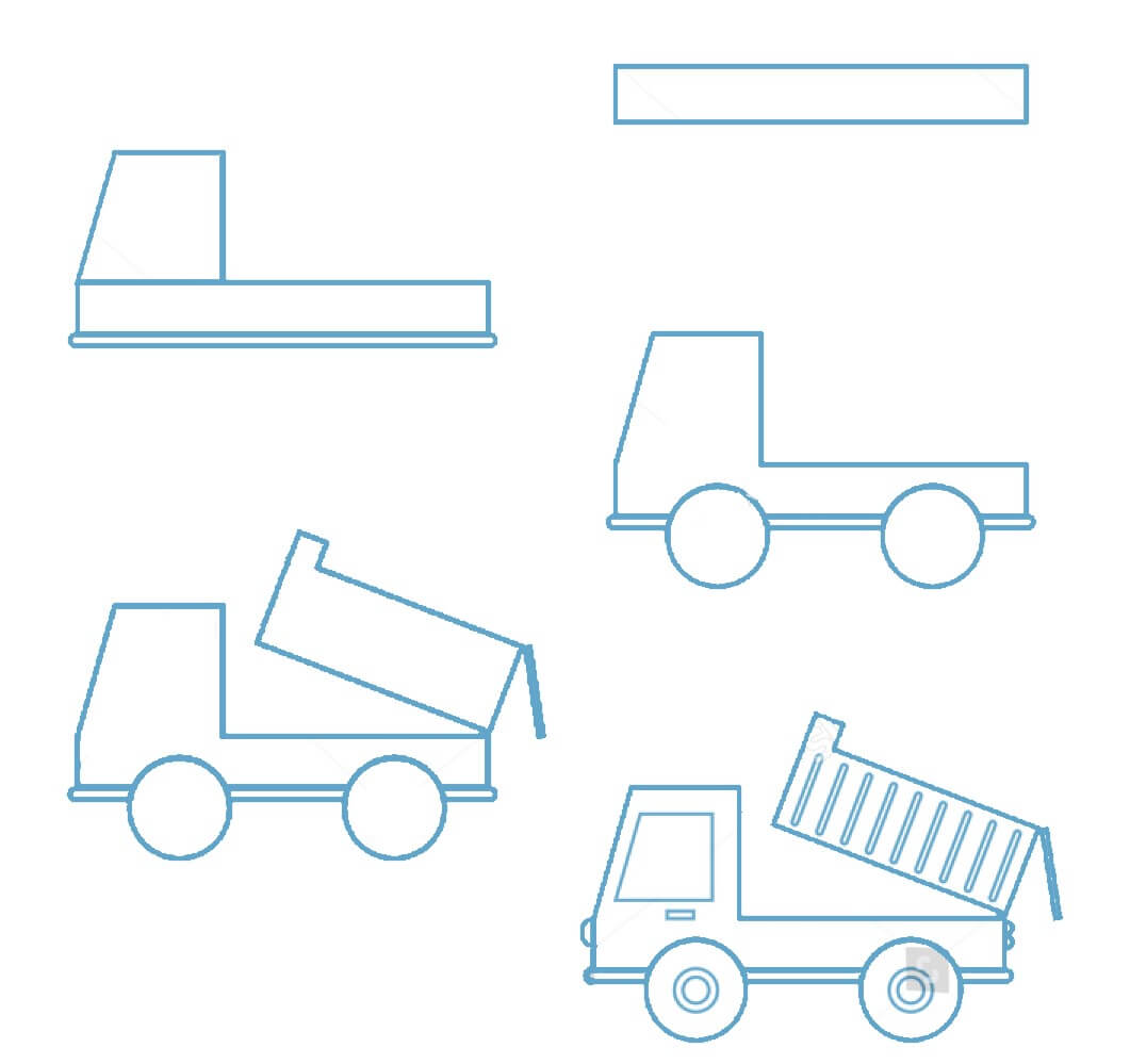 Dump Truck idea (10) Drawing Ideas