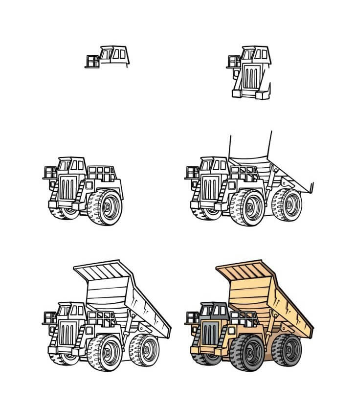 Dump Truck idea (6) Drawing Ideas