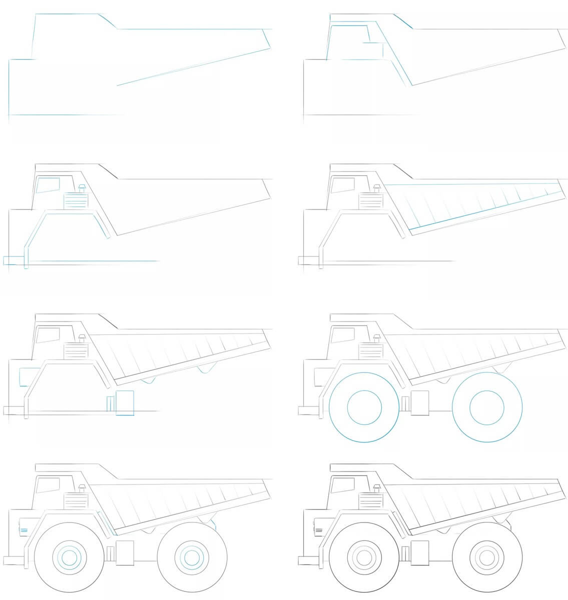 Dump Truck idea (8) Drawing Ideas