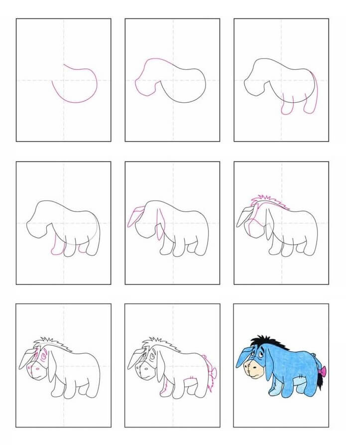 Eeyore idea (1) Drawing Ideas