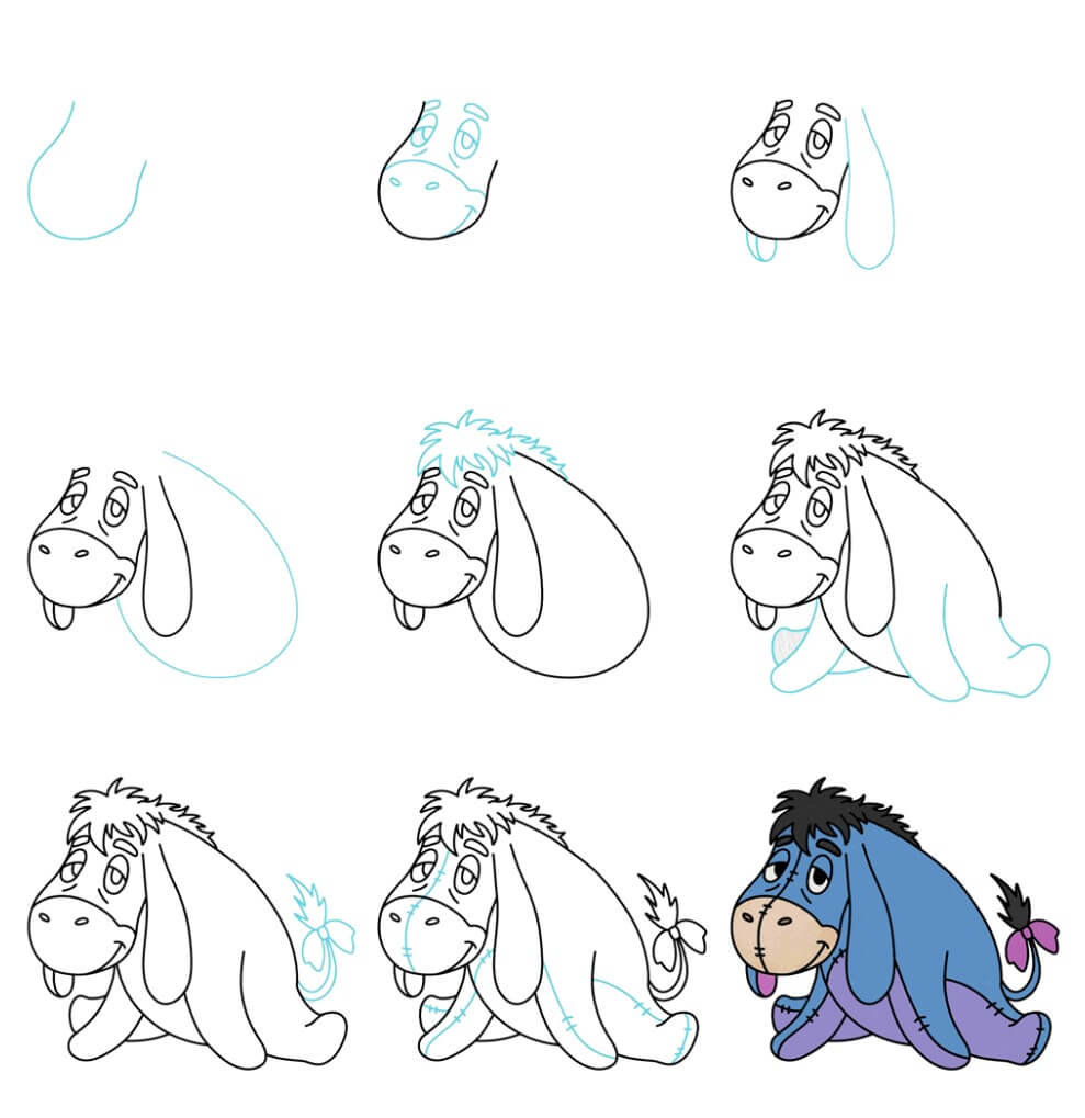 Eeyore Drawing Ideas