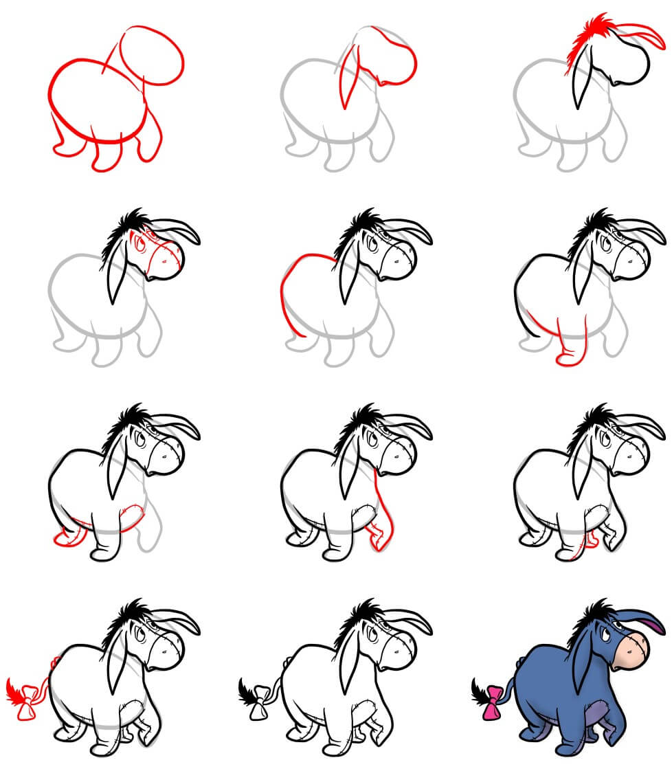 Eeyore idea (5) Drawing Ideas