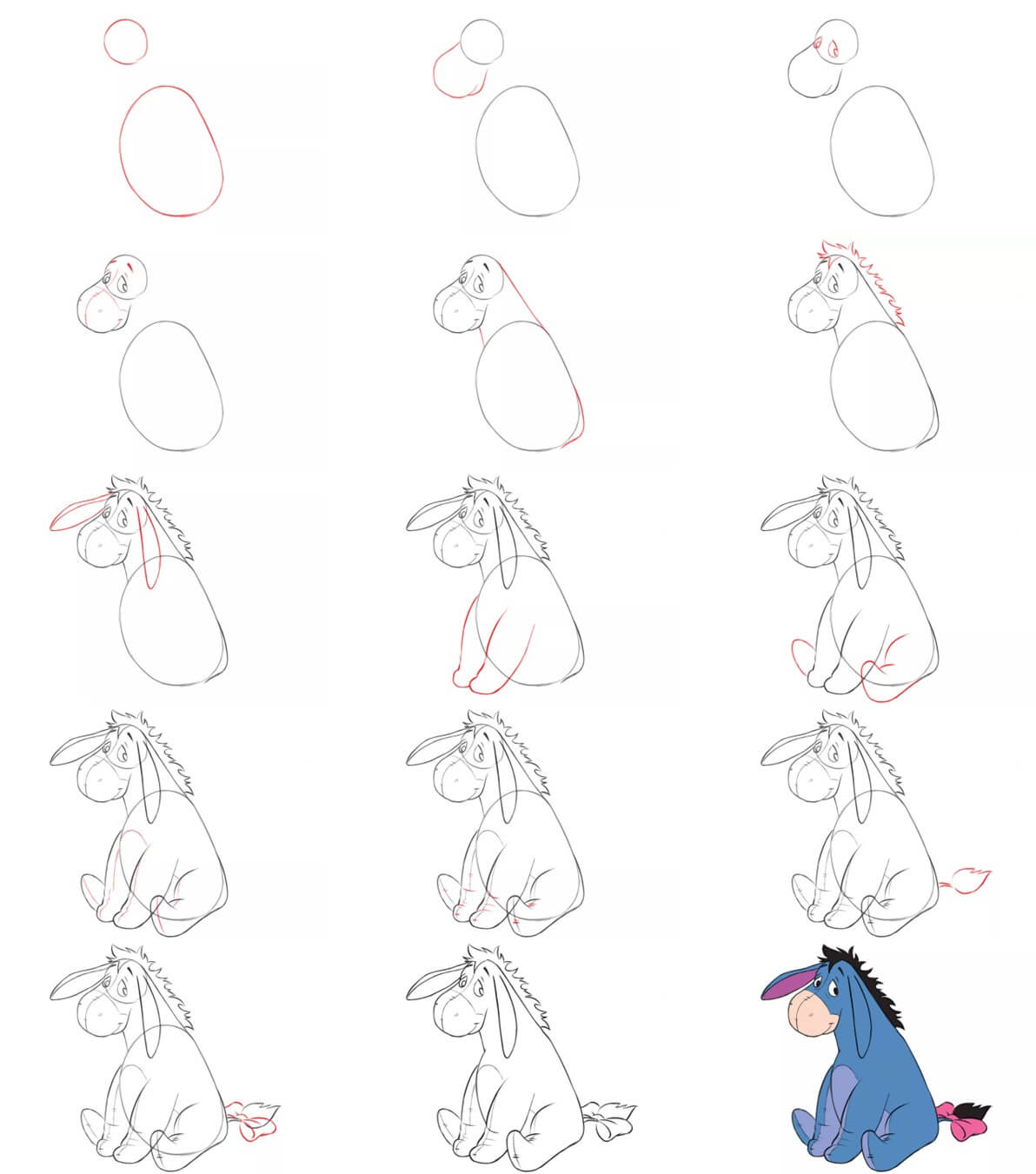 Eeyore idea (8) Drawing Ideas