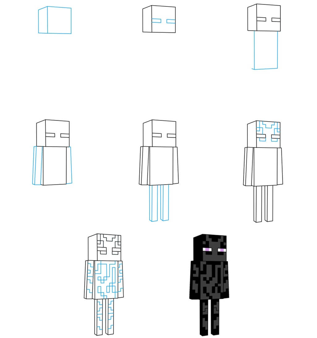 Enderman idea (12) Drawing Ideas