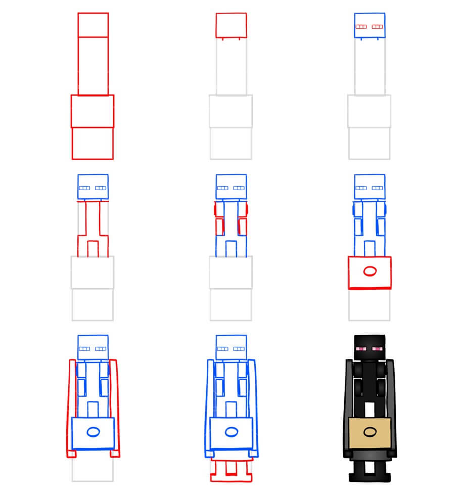 Enderman idea (13) Drawing Ideas