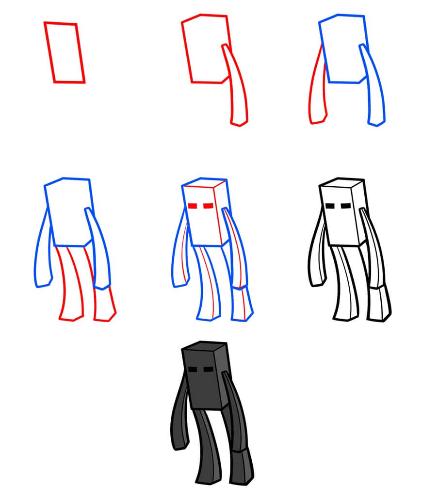 Enderman idea (8) Drawing Ideas