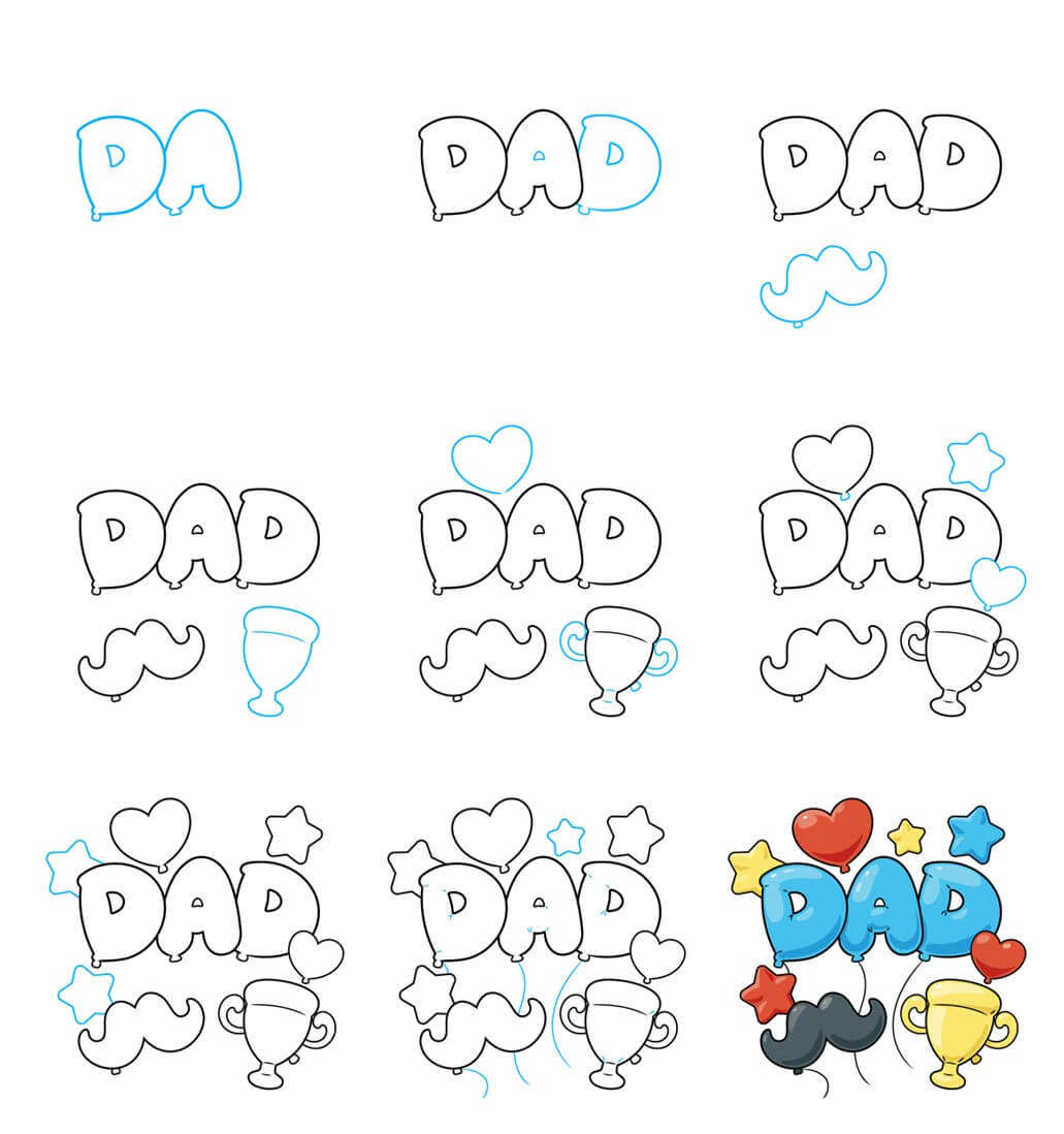 Father’s Day Drawing Ideas