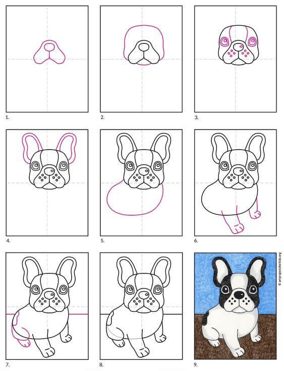 French Bulldog idea (1) Drawing Ideas