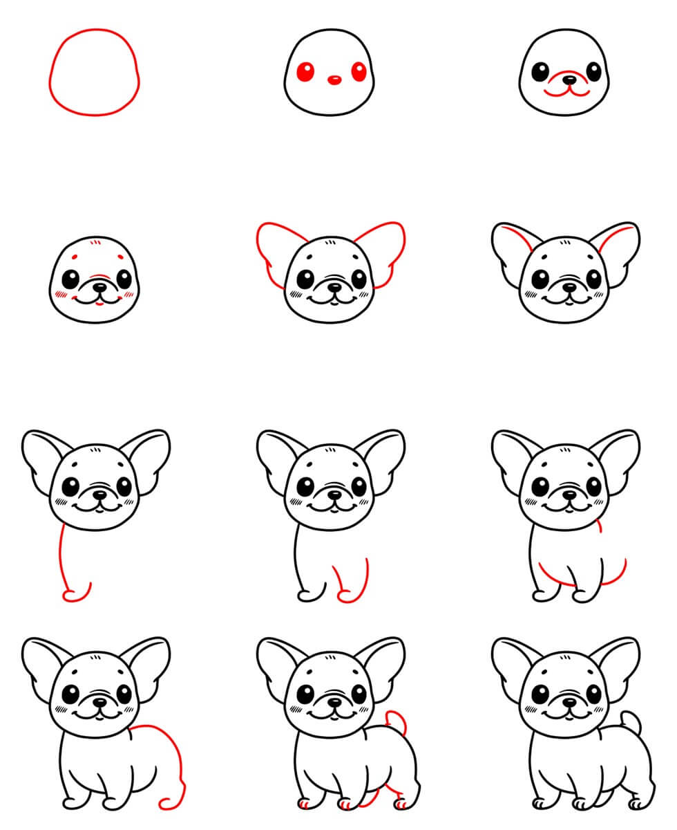 French Bulldog idea (2) Drawing Ideas