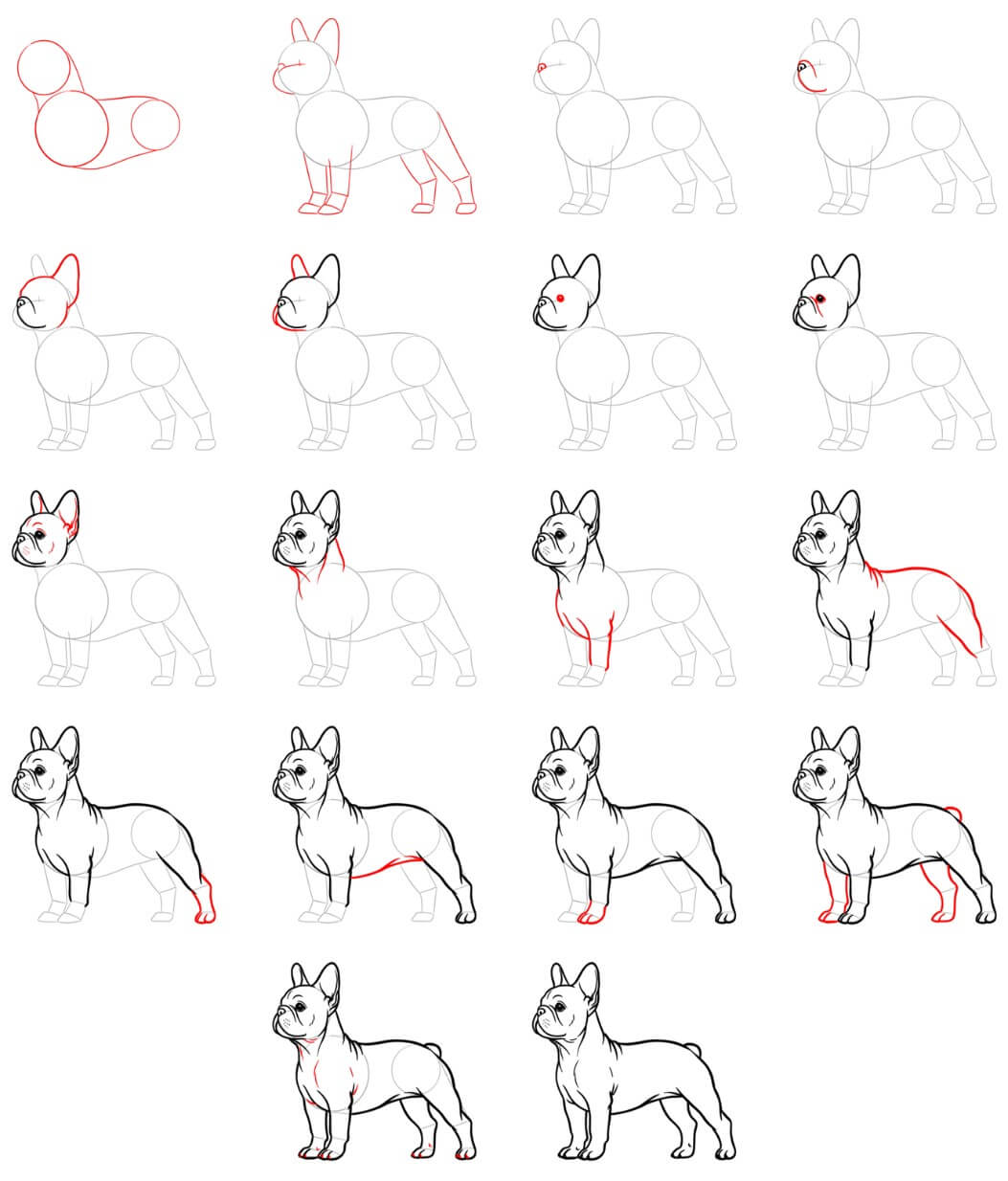 French Bulldog idea (8) Drawing Ideas