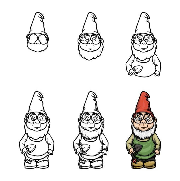 Gnome idea (13) Drawing Ideas